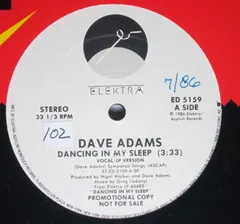 Dave Adams (8) – Dancing In My Sleep (Vinyl, 12")