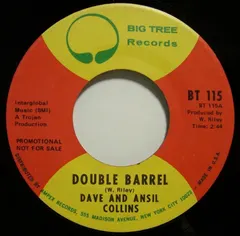 Dave And Ansil Collins* Big Tree Records – Double Barrel (Vinyl, 7")