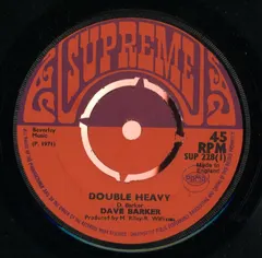 Dave Barker (2) – Double Heavy (Vinyl, 7")