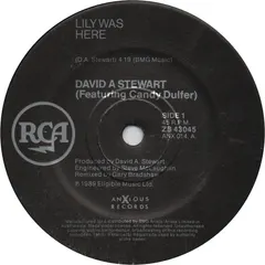 David A. Stewart Featuring Candy Dulfer – Lily Was Here (Vinyl, 7")
