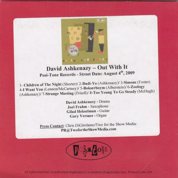 David Ashkenazy – Out With It
