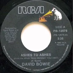 David Bowie – Ashes To Ashes (Vinyl, 7")