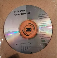 David Byrne – Grown Backwards (CD, Advance)