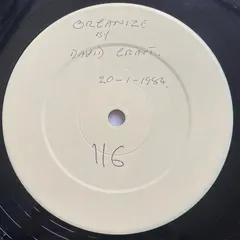 David Grant – Organize (Vinyl, 12")