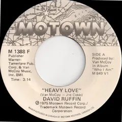 David Ruffin – Heavy Love (Vinyl, 7")