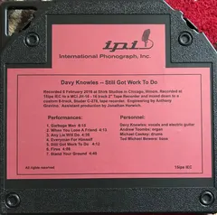 Davy Knowles – Still Got Work To Do (Reel-To-Reel, 15 ips)