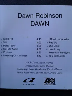 Dawn Robinson – Dawn (CD, Advance)