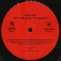 dead prez – Hell Yeah (Pimp The System) (Remix) (Vinyl, 12")