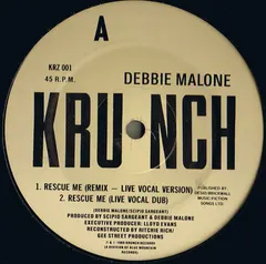 Debbie Malone – Rescue Me (Vinyl, 12")