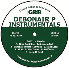 Debonair P – Instrumentals (Vinyl, LP)