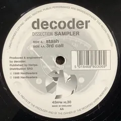 Decoder – Dissection (Sampler) (Vinyl, 12")