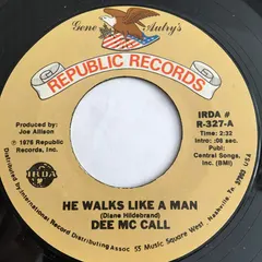 Dee McCall – He Walks Like A Man (Vinyl, 7")