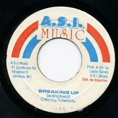 Delroy Melody – Breaking Up (Vinyl, 7")