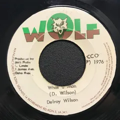 Delroy Wilson – What A Man (Vinyl, 7")