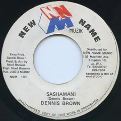 Dennis Brown – Sashamani (Vinyl, 7")