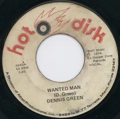 Dennis Green – Wanted Man (Vinyl, 7")