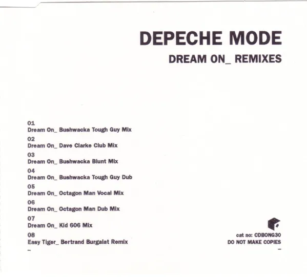 Depeche Mode – Dream On_ Remixes