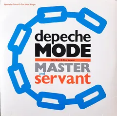 Depeche Mode Sire – Master And Servant (U.S. Black & Blue Version) (Vinyl, 12")