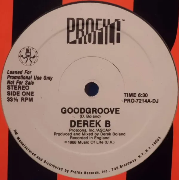 Derek B – Goodgroove