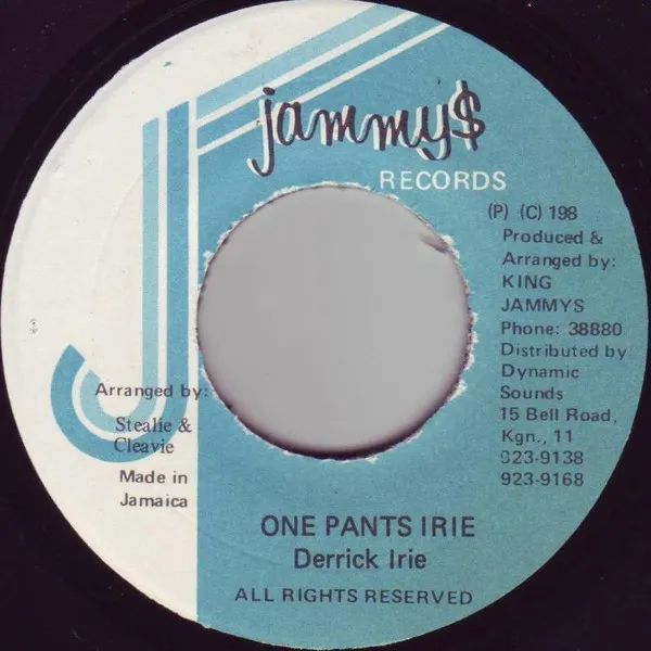Derrick Irie – One Pants Irie