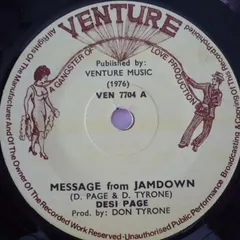 Desi Page – Message From Jamdown (Vinyl, 7")