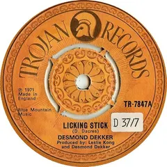 Desmond Dekker Trojan Records – Licking Stick (Vinyl, 7")