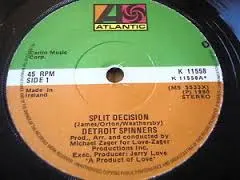 Detroit Spinners* – Split Decision (Vinyl, 7")