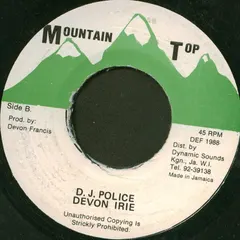 Devon Irie – D. J. Police (Vinyl, 7")