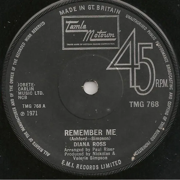 Diana Ross – Remember Me