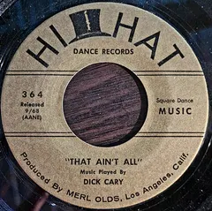 Dick Cary – That Ain't All (Vinyl, 7")