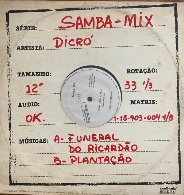 Dicró – Samba-Mix