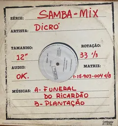 Dicró – Samba-Mix (Vinyl, 12")