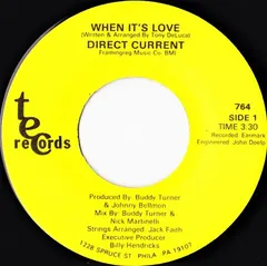 Direct Current – When It's Love (Vinyl, 7")