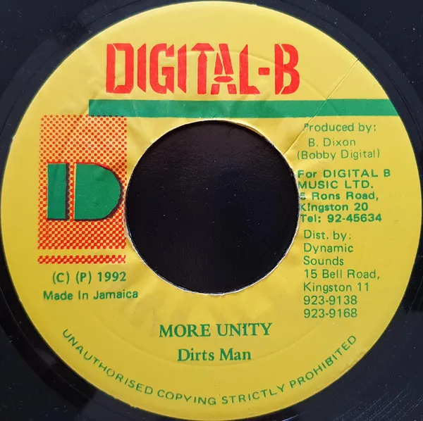 Dirts Man* – More Unity