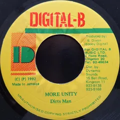 Dirts Man* – More Unity (Vinyl, 7")