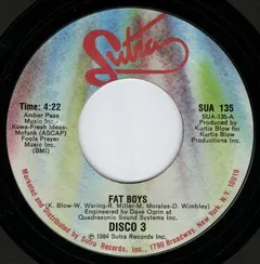 Disco 3 – Fat Boys (Vinyl, 7")