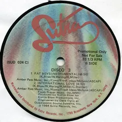 Disco 3 – Fat Boys (Vinyl, 12")
