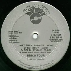 Disco Four Reality – Get Busy / Stomp, Stomp, Clap (Vinyl, 12")