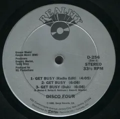 Disco Four – Get Busy / Stomp, Stomp, Clap (Vinyl, 12")
