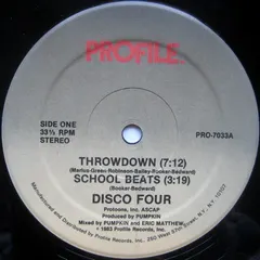Disco Four – Throwdown (Vinyl, 12")