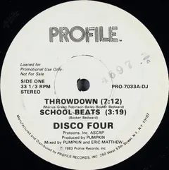 Disco Four Profile Records – Throwdown (Vinyl, 12")