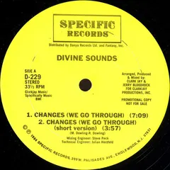 Divine Sounds Specific Records – Changes / Do Or Die Bed Sty (Vinyl, 12")