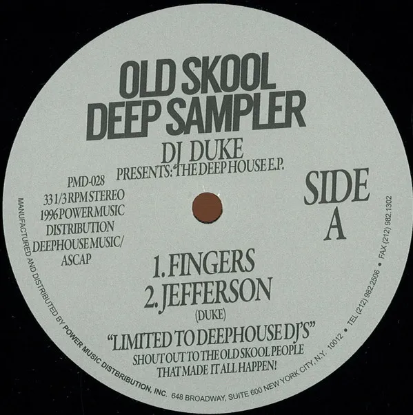 DJ Duke – Old Skool Deep Sampler (The Deep House E.P.)