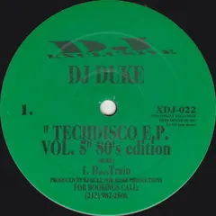 DJ Duke – Techdisco E.P. Vol. 5 (80's Edition) (Vinyl, 12")