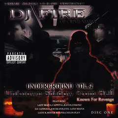 DJ Fire Of Crime Mafia Clique* – Underground Vol.2 Unknown Shadow From Hell (Known For Revenge) (CDr, Album)