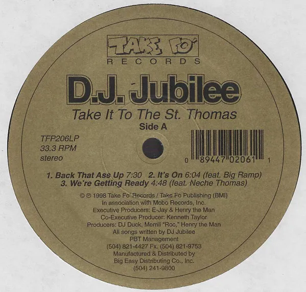 DJ Jubilee – Take It To The St. Thomas