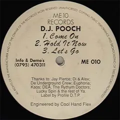 DJ Pooch – Come On (Vinyl, 12")