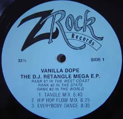 DJ Rectangle – Vanilla Dope (The D.J. Retangle Mega E.P.) (Vinyl, LP)