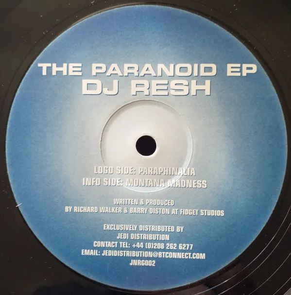 DJ Resh – The Paranoid EP