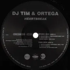 DJ Tim & Ortega (2) – Heartbreak (Vinyl, 12")
